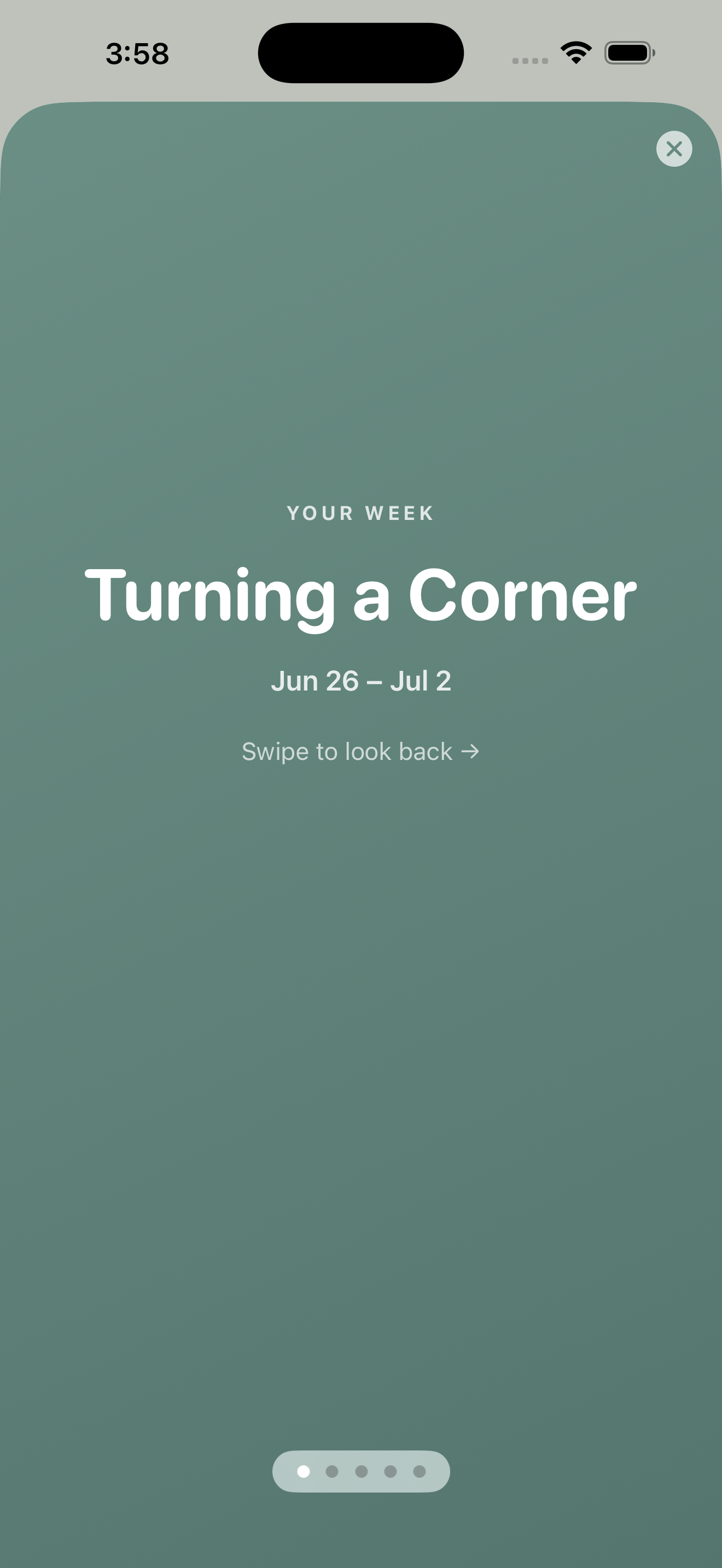 How far you've come